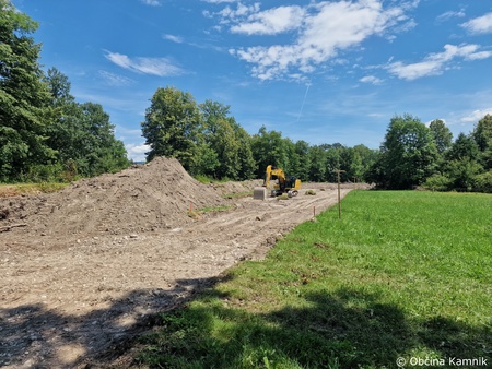 Izgradnja protipoplavnega nasipa Šmarca-Nožice – etapa 1 (11)